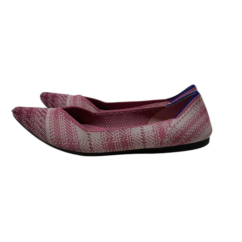 Rothy's The Point Flats Limited Edition Pink Needlepoint Size‎ 7 - Picture 12 of 14